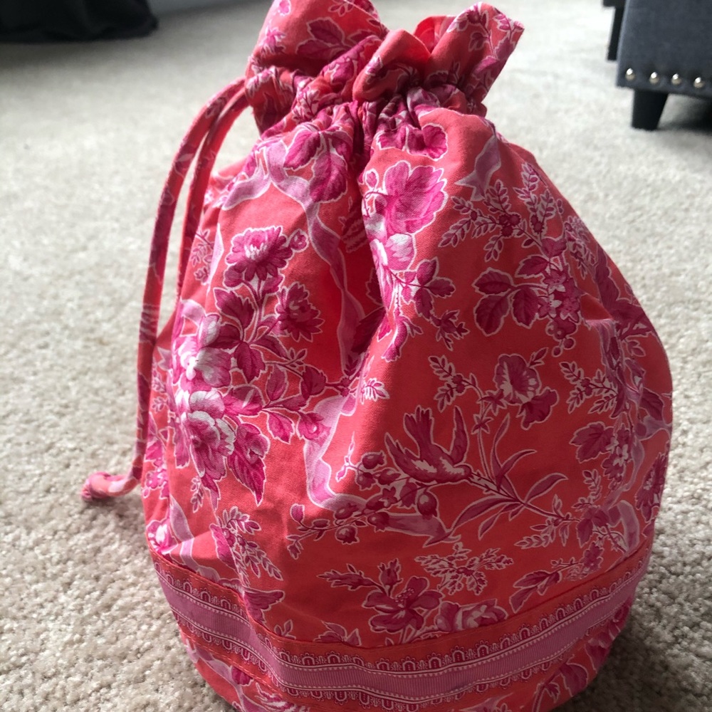 Vera Bradley Lined Travel Ditty Bag
